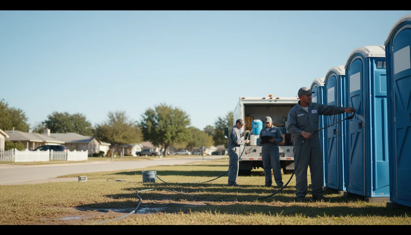 Long-Term Portable Toilet Rental in Corrigan, TX near me